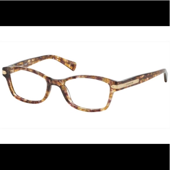 🆕 2pc Set Brown COACH Confetti 51mm Frames + Black Leather Case NWT - Picture 4 of 16